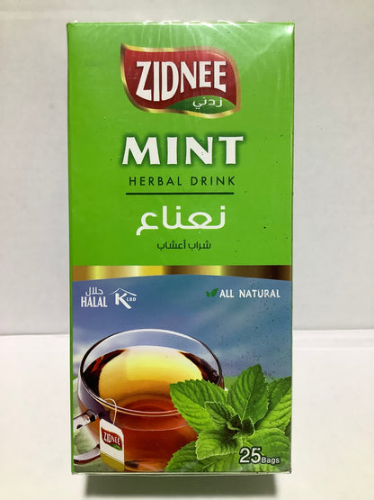 Zidnee Herbal Tea with Mint