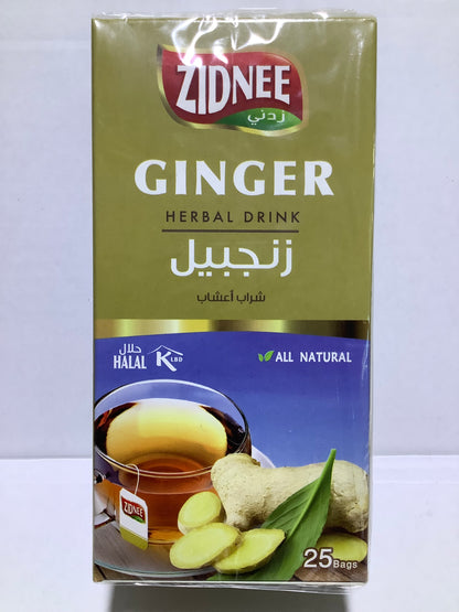 Zidnee Herbal Tea with Ginger