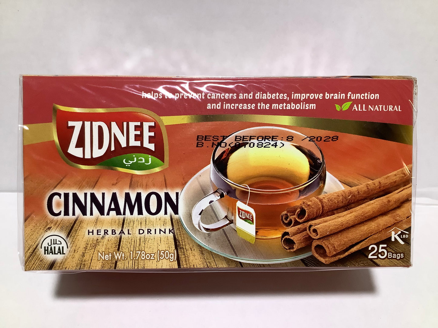 Zidnee Herbal Tea with Cinnamon