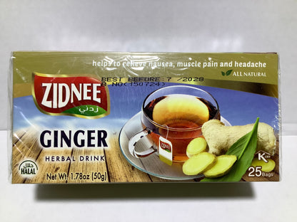 Zidnee Herbal Tea with Ginger