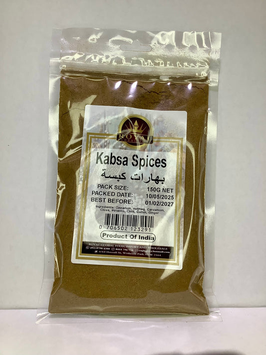 Kabsa Spices package with a clear background