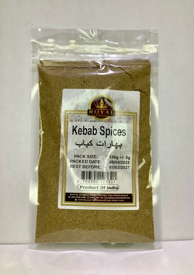 Pack of Kebab Spices with a visible brand logo on a white background