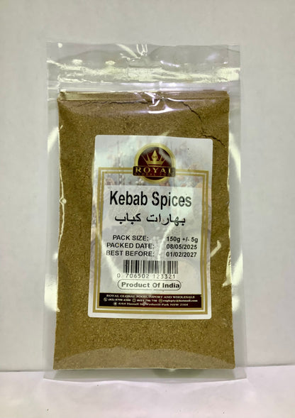 Pack of Kebab Spices with a visible brand logo on a white background